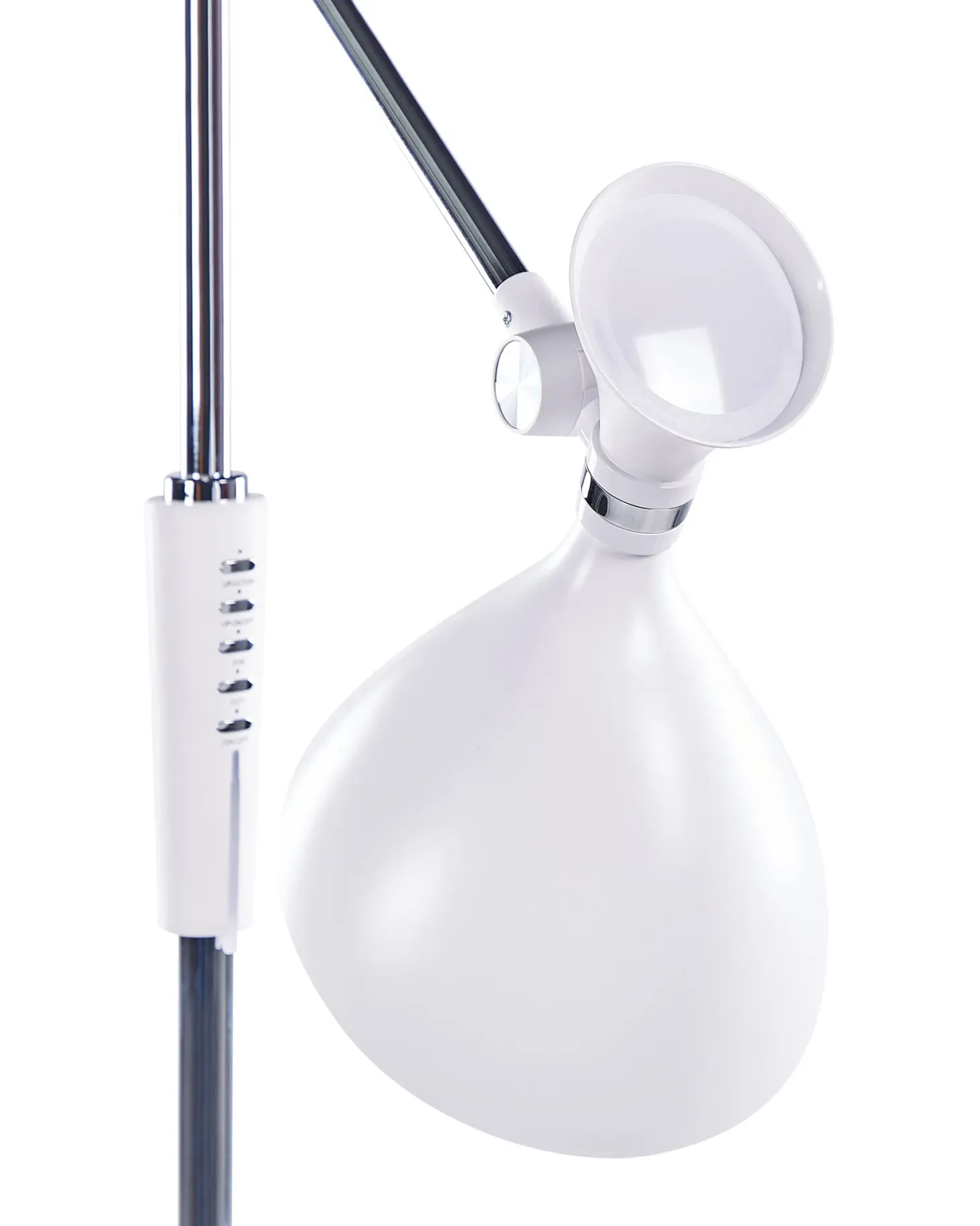 Lampa podłogowa LED ANDROMEDA Ze ściemniaczem Metal Biały