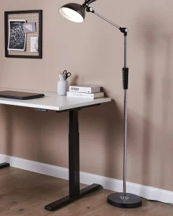 Lampa podłogowa LED ANDROMEDA Ze ściemniaczem Metal Srebrny
