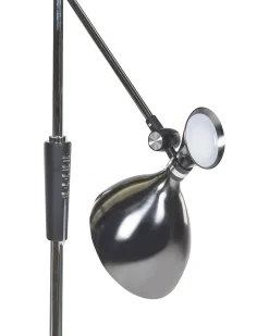 Lampa podłogowa LED ANDROMEDA Ze ściemniaczem Metal Srebrny