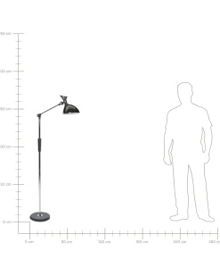 Lampa podłogowa LED ANDROMEDA Ze ściemniaczem Metal Srebrny