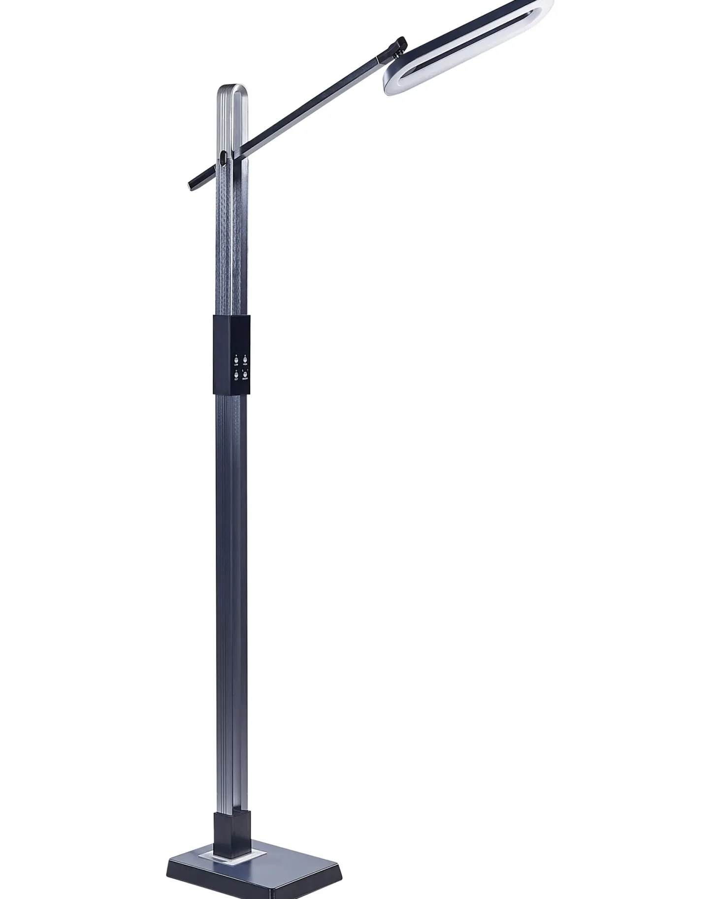 Lampa podłogowa LED AQUARIUS Ze ściemniaczem Metal Ciemnoszary
