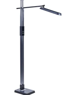 Lampa podłogowa LED AQUARIUS Ze ściemniaczem Metal Ciemnoszary