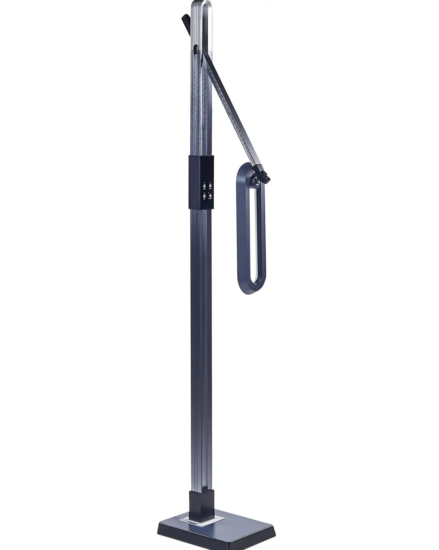 Lampa podłogowa LED AQUARIUS Ze ściemniaczem Metal Ciemnoszary