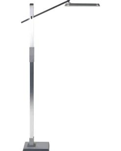 Lampa podłogowa LED AQUARIUS Ze ściemniaczem Metal Srebrny