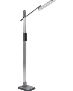 Lampa podłogowa LED AQUARIUS Ze ściemniaczem Metal Srebrny
