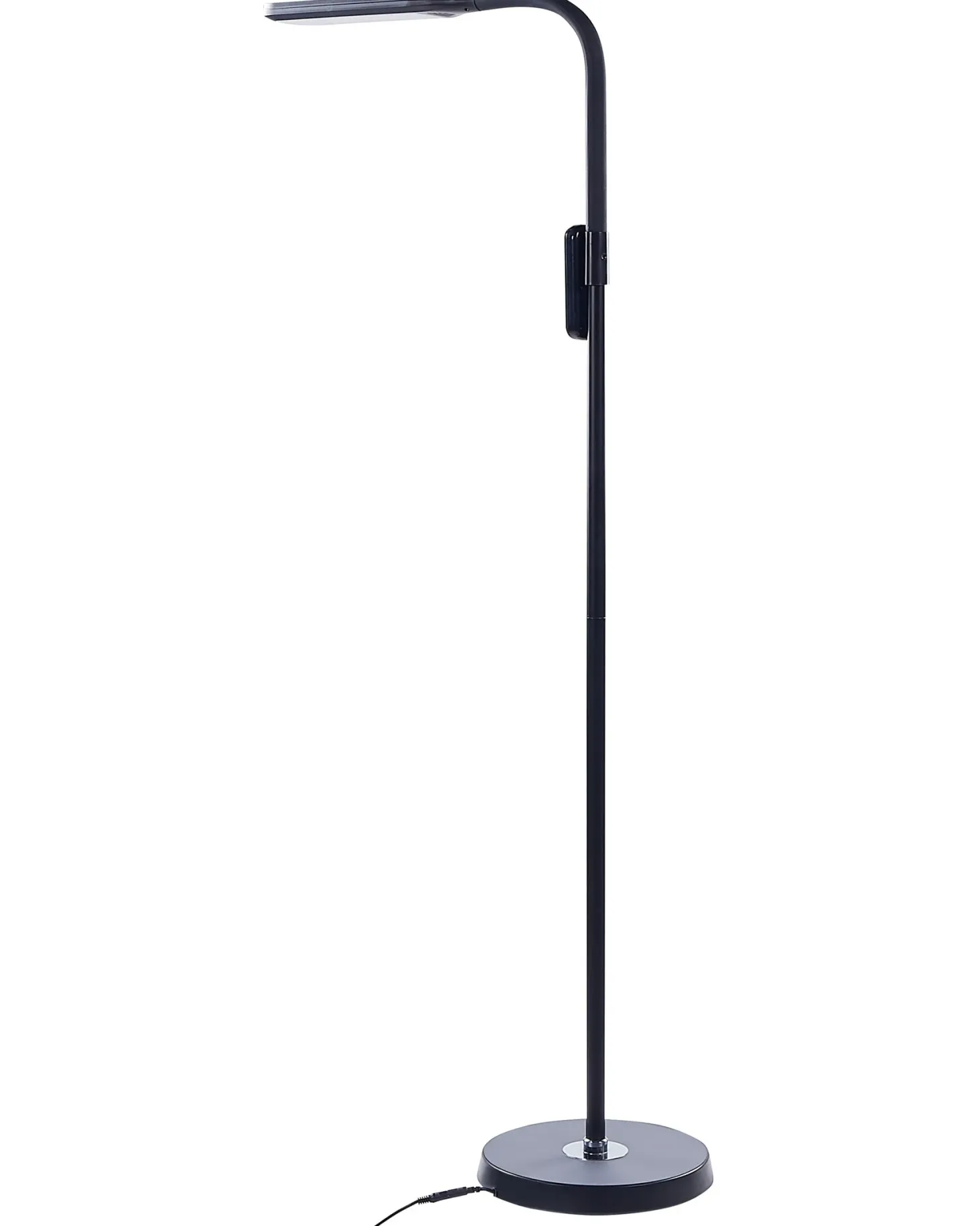 Lampa podłogowa LED ARIES Z pilotem Ze ściemniaczem Metal Czarny