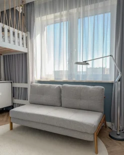Lampa podłogowa LED CARINA Ze ściemniaczem Metal Srebrny