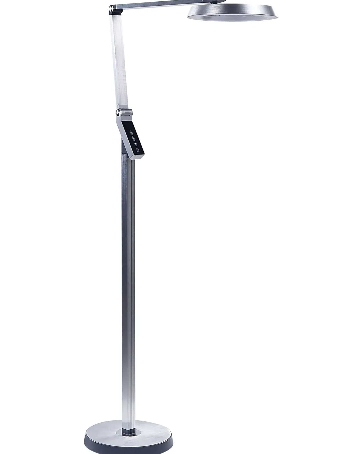 Lampa podłogowa LED CARINA Ze ściemniaczem Metal Srebrny