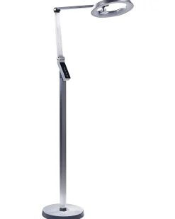 Lampa podłogowa LED CARINA Ze ściemniaczem Metal Srebrny