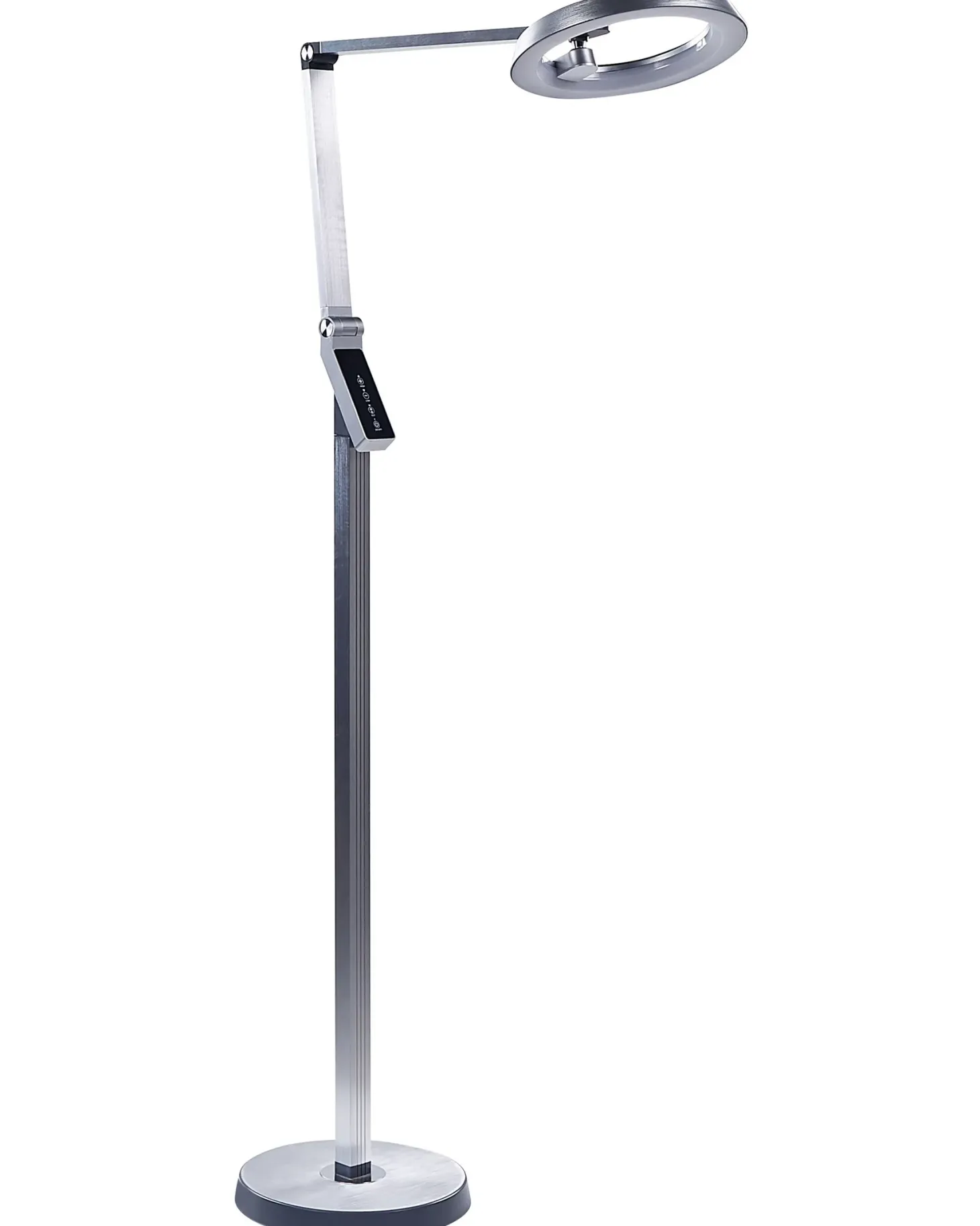 Lampa podłogowa LED CARINA Ze ściemniaczem Metal Srebrny