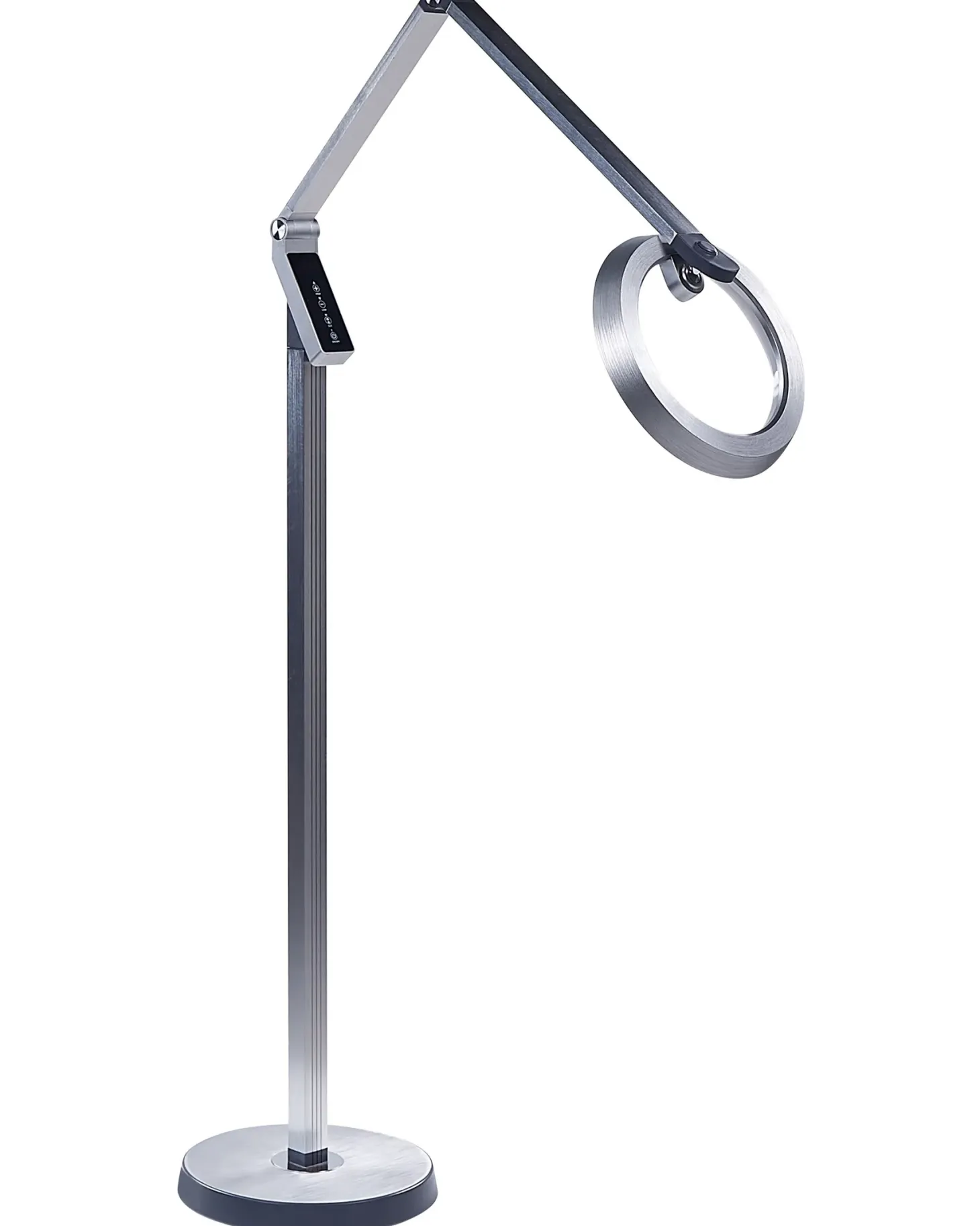 Lampa podłogowa LED CARINA Ze ściemniaczem Metal Srebrny