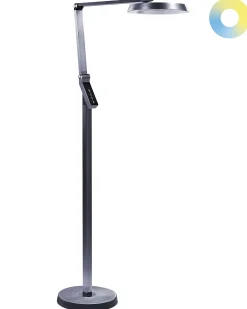 Lampa podłogowa LED CARINA Ze ściemniaczem Metal Ciemnoszary