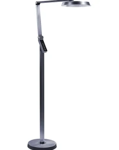 Lampa podłogowa LED CARINA Ze ściemniaczem Metal Ciemnoszary