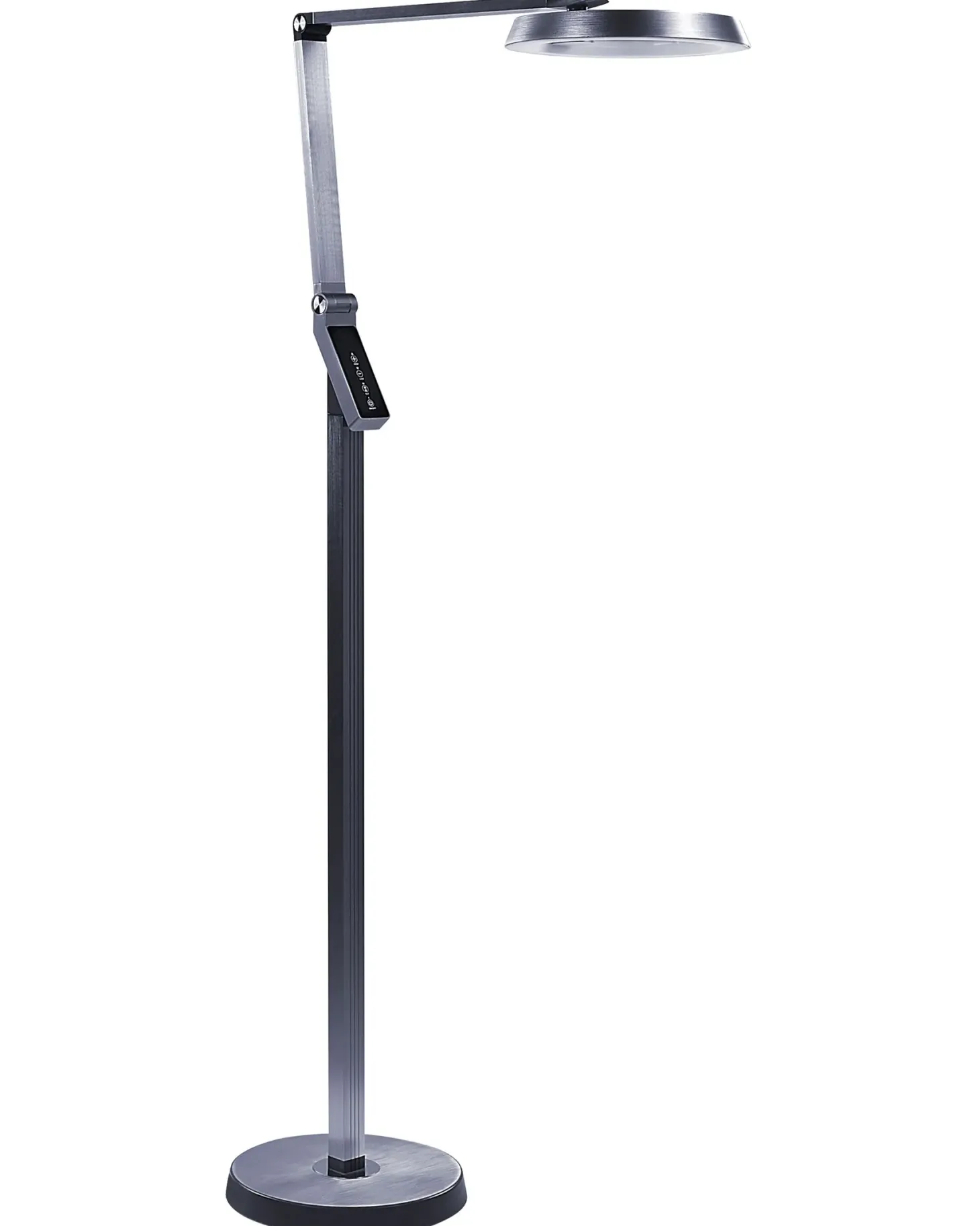 Lampa podłogowa LED CARINA Ze ściemniaczem Metal Ciemnoszary