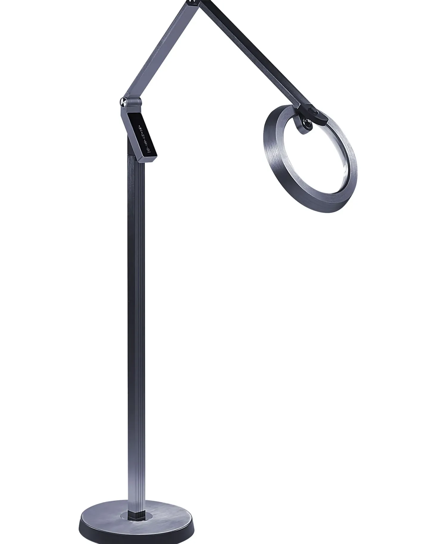 Lampa podłogowa LED CARINA Ze ściemniaczem Metal Ciemnoszary