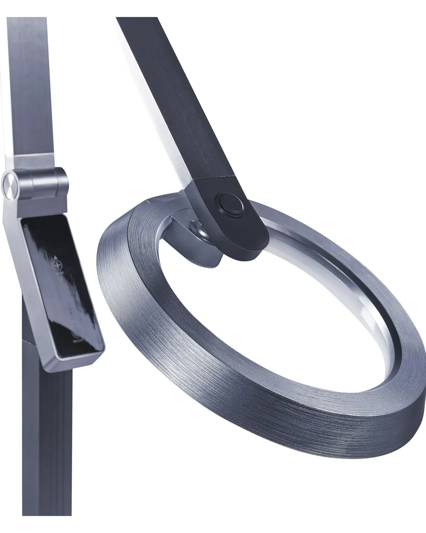 Lampa podłogowa LED CARINA Ze ściemniaczem Metal Ciemnoszary