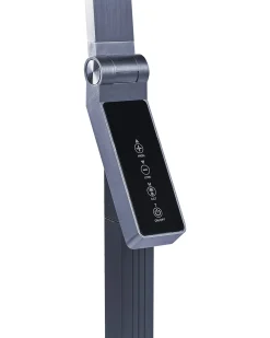 Lampa podłogowa LED CARINA Ze ściemniaczem Metal Ciemnoszary