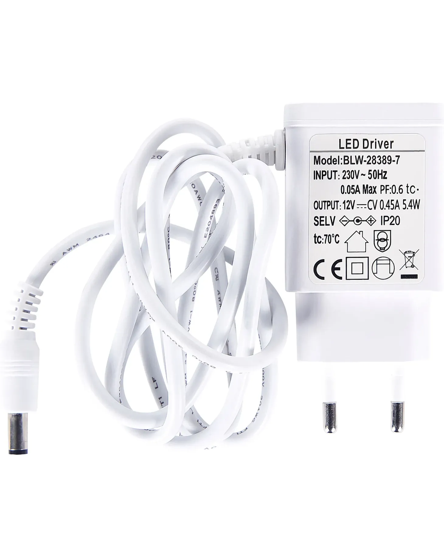 Lampa podłogowa LED CASSIOPEIA Ze ściemniaczem Metal Biały