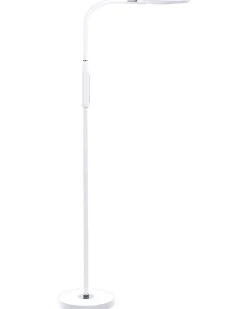 Lampa podłogowa LED CASSIOPEIA Ze ściemniaczem Metal Biały