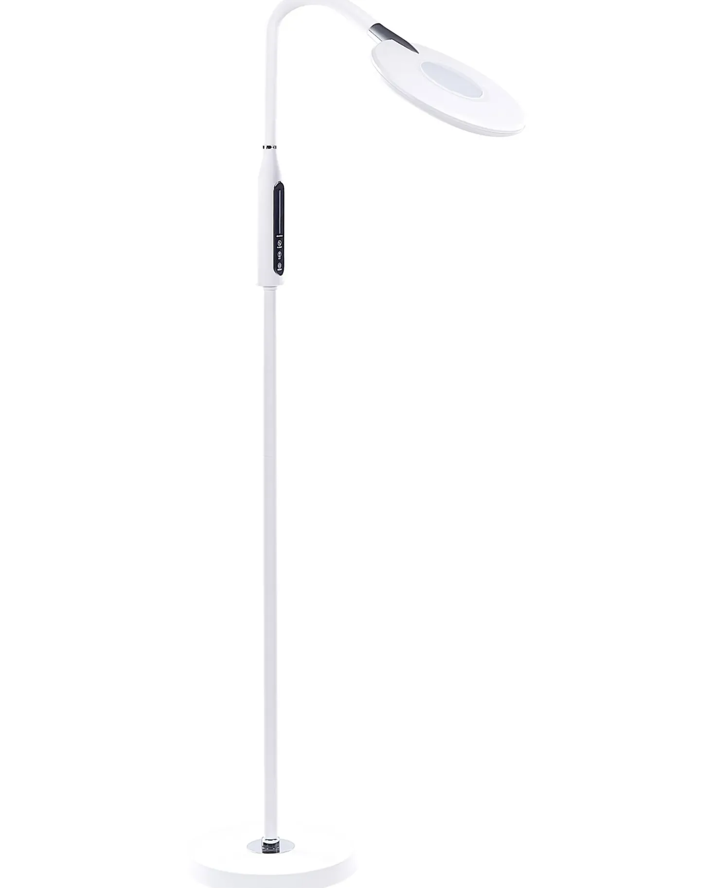 Lampa podłogowa LED CASSIOPEIA Ze ściemniaczem Metal Biały