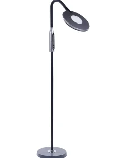 Lampa podłogowa LED CASSIOPEIA Ze ściemniaczem Metal Czarny
