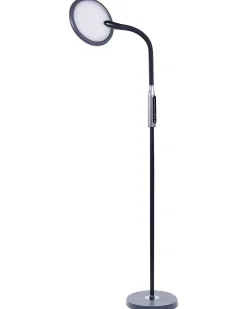 Lampa podłogowa LED CASSIOPEIA Ze ściemniaczem Metal Czarny