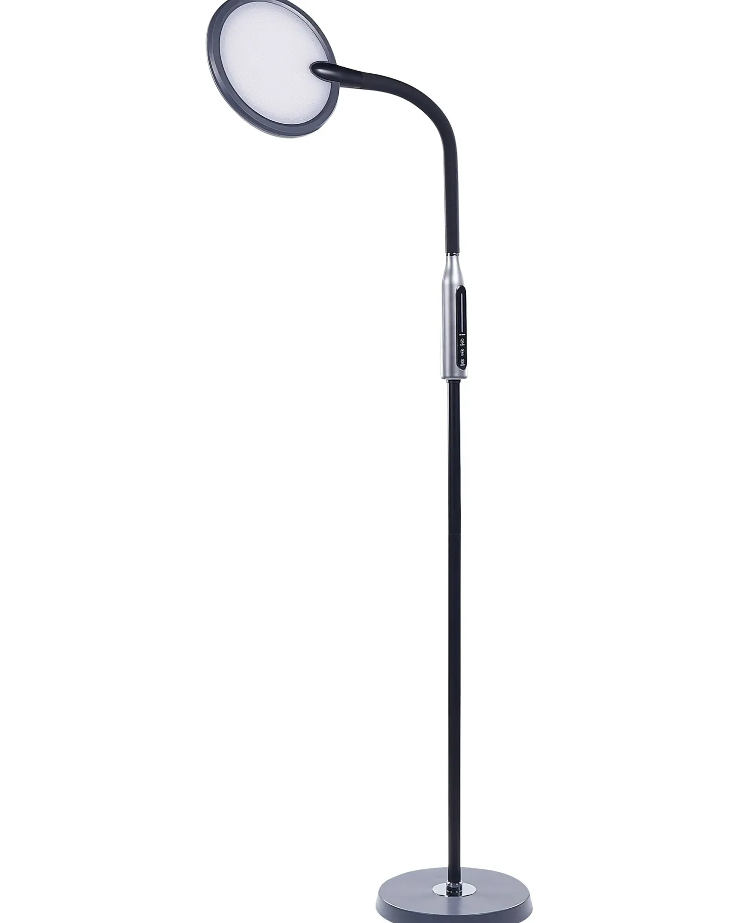 Lampa podłogowa LED CASSIOPEIA Ze ściemniaczem Metal Czarny