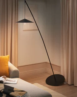 Lampa podłogowa LED COMALIE Metal Czarny