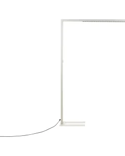 Lampa podłogowa LED MENSA Z czujnikiem ruchu Metal Srebrny