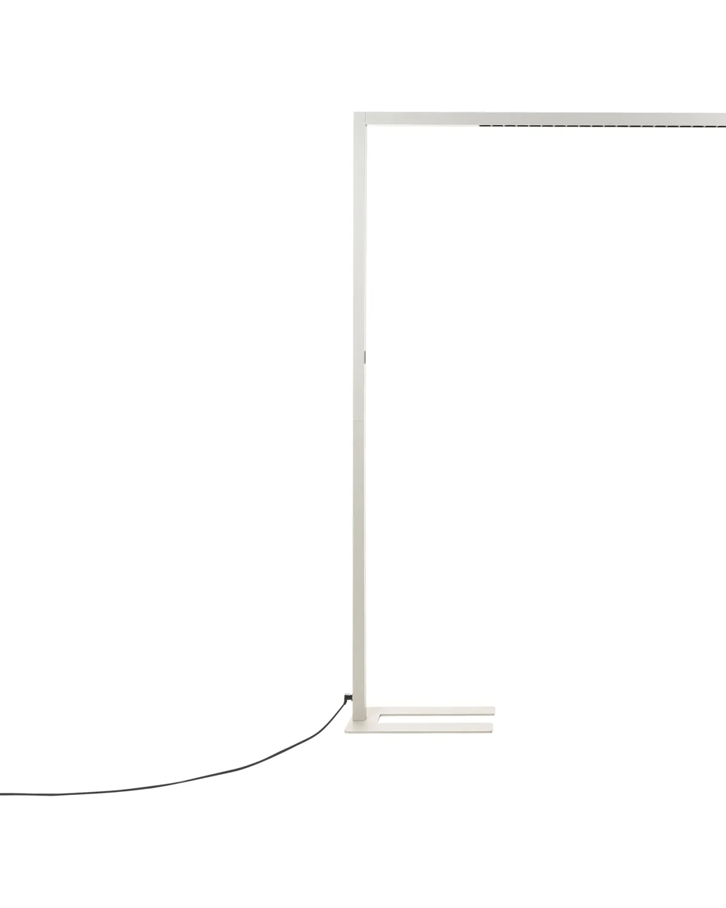 Lampa podłogowa LED MENSA Z czujnikiem ruchu Metal Srebrny