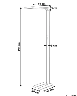 Lampa podłogowa LED ORION Z czujnikiem ruchu Metal Czarny