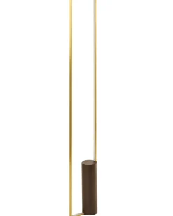 Lampa podłogowa LED PATRICIO Metal Złoty
