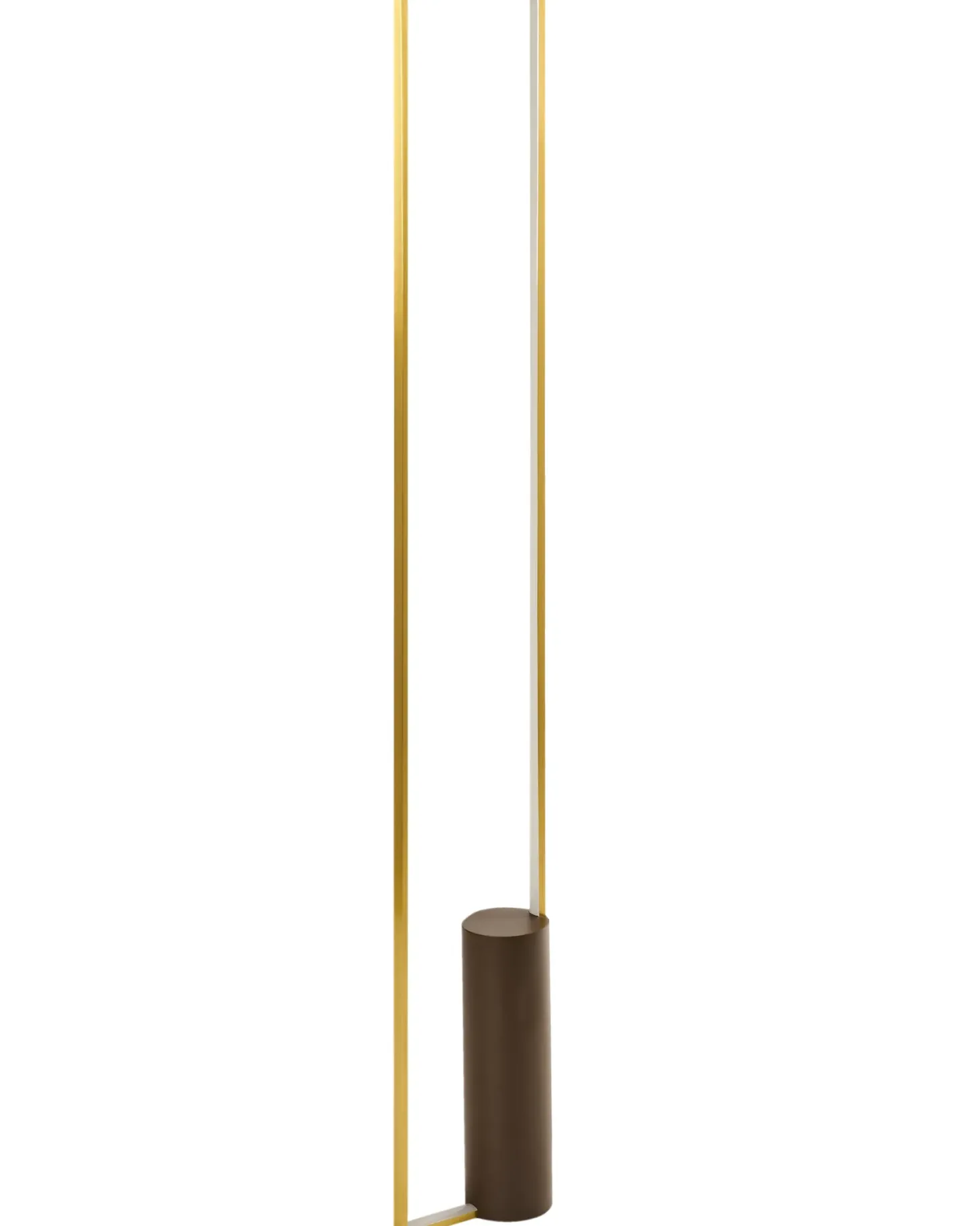 Lampa podłogowa LED PATRICIO Metal Złoty