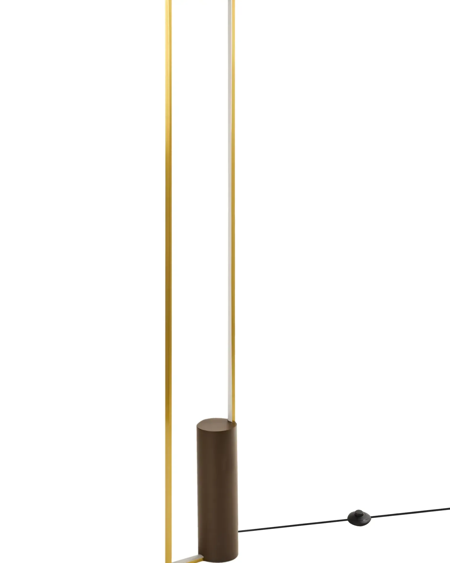 Lampa podłogowa LED PATRICIO Metal Złoty