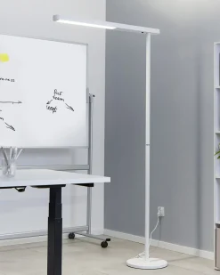 Lampa podłogowa LED PERSEUS Metal Biały