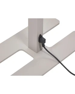Lampa podłogowa LED SCULPTOR Z czujnikiem ruchu Metal Srebrny