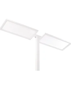 Lampa podłogowa LED SCULPTOR Z czujnikiem ruchu Metal Biały