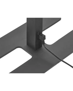 Lampa podłogowa LED SCULPTOR Z czujnikiem ruchu Metal Czarny
