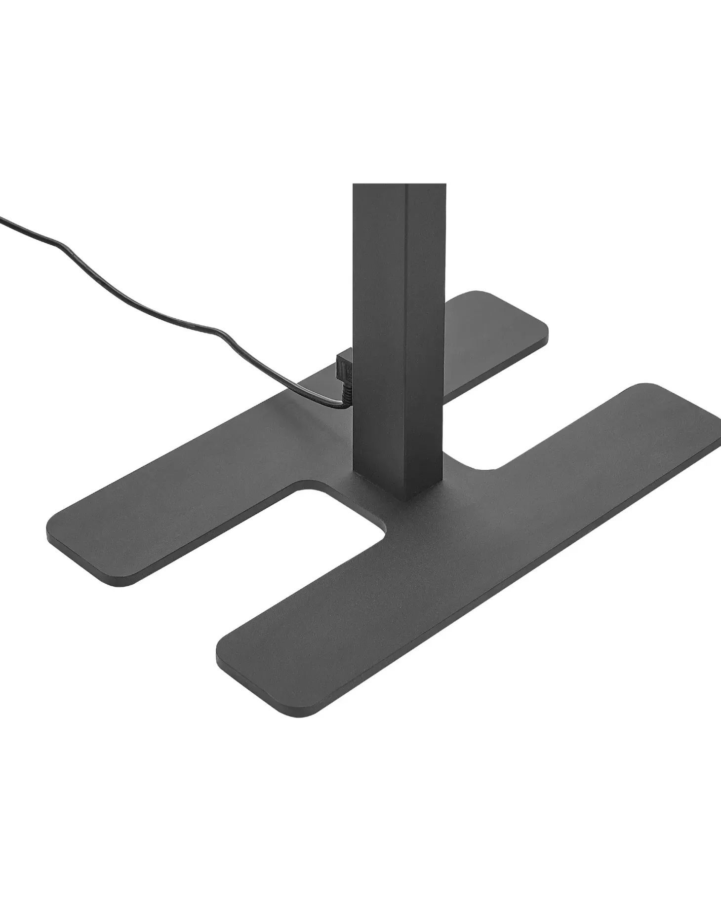 Lampa podłogowa LED SCULPTOR Z czujnikiem ruchu Metal Czarny