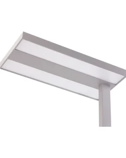 Lampa podłogowa LED TAURUS Ze ściemniaczem Metal Srebrny