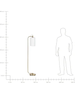 Lampa podłogowa LIBERIA Metal Miedziany