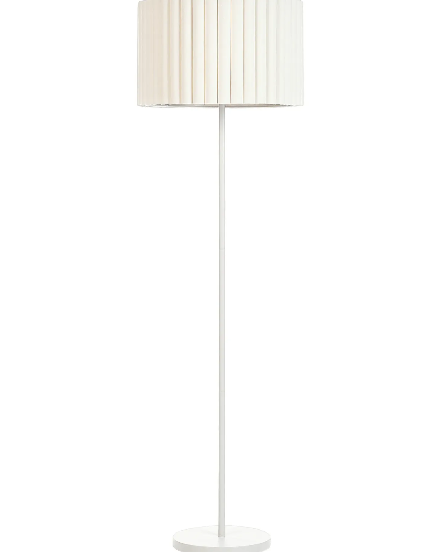 Lampa podłogowa LOURENS Metal Złamana biel