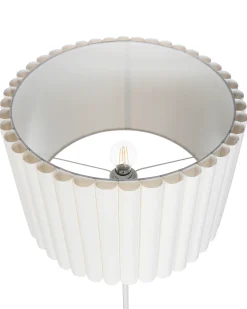 Lampa podłogowa LOURENS Metal Złamana biel