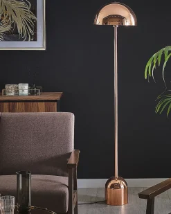 Lampa podłogowa MACASIA Metal Miedziany