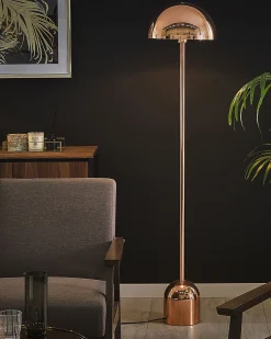 Lampa podłogowa MACASIA Metal Miedziany
