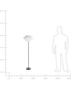 Lampa podłogowa MAKETSI Metal Czarny