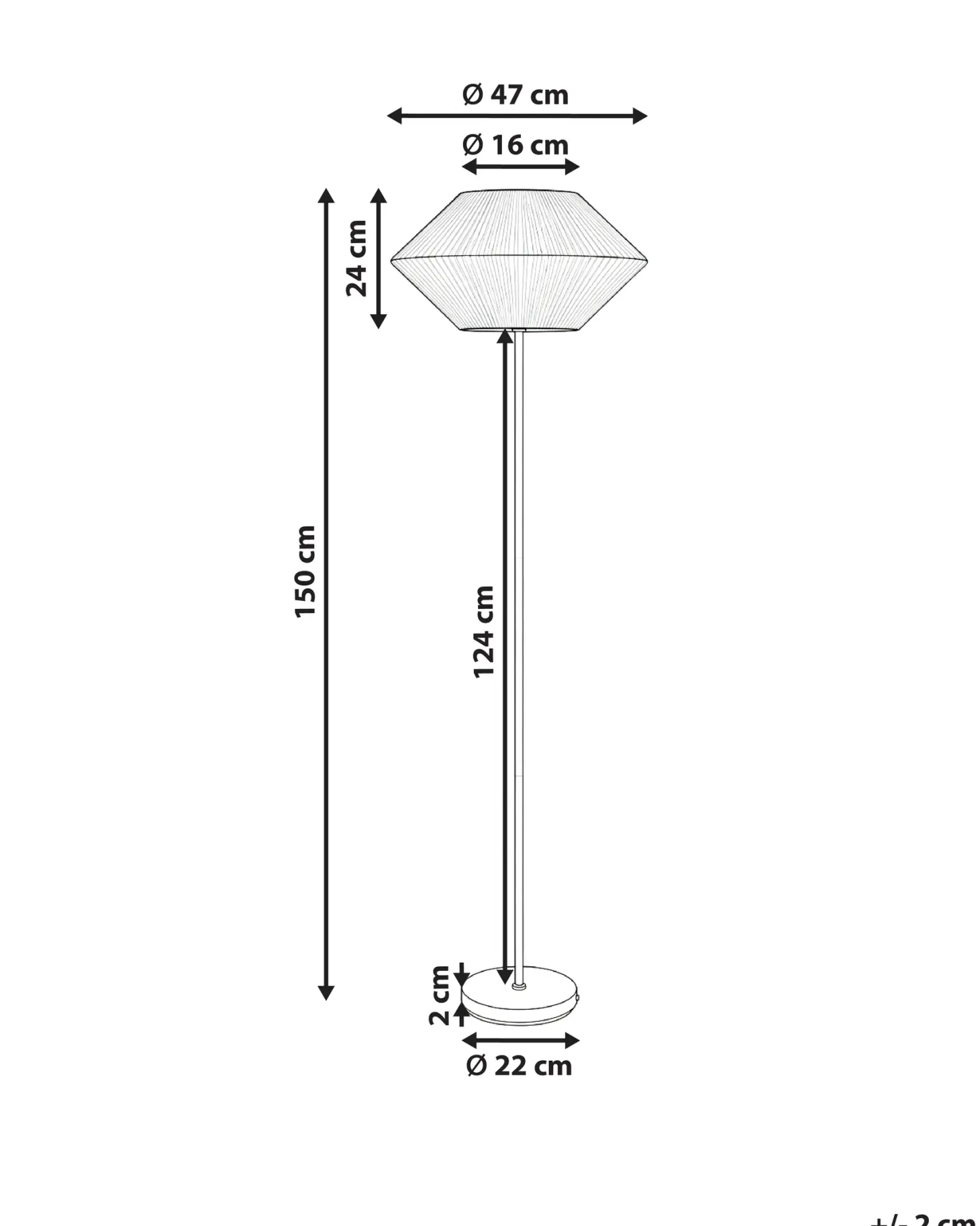 Lampa podłogowa MAKETSI Metal Czarny