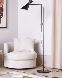Lampa podłogowa MELAWI Metal Czarny