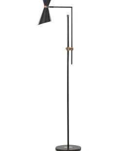 Lampa podłogowa MELAWI Metal Czarny