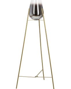 Lampa podłogowa MENA Metal Złoty